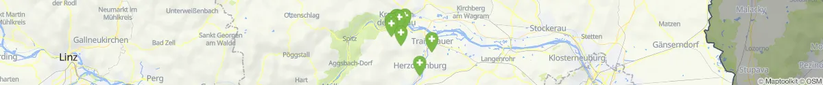 Kartenansicht für Apotheken-Notdienste in der Nähe von Furth bei Göttweig (Krems (Land), Niederösterreich)
